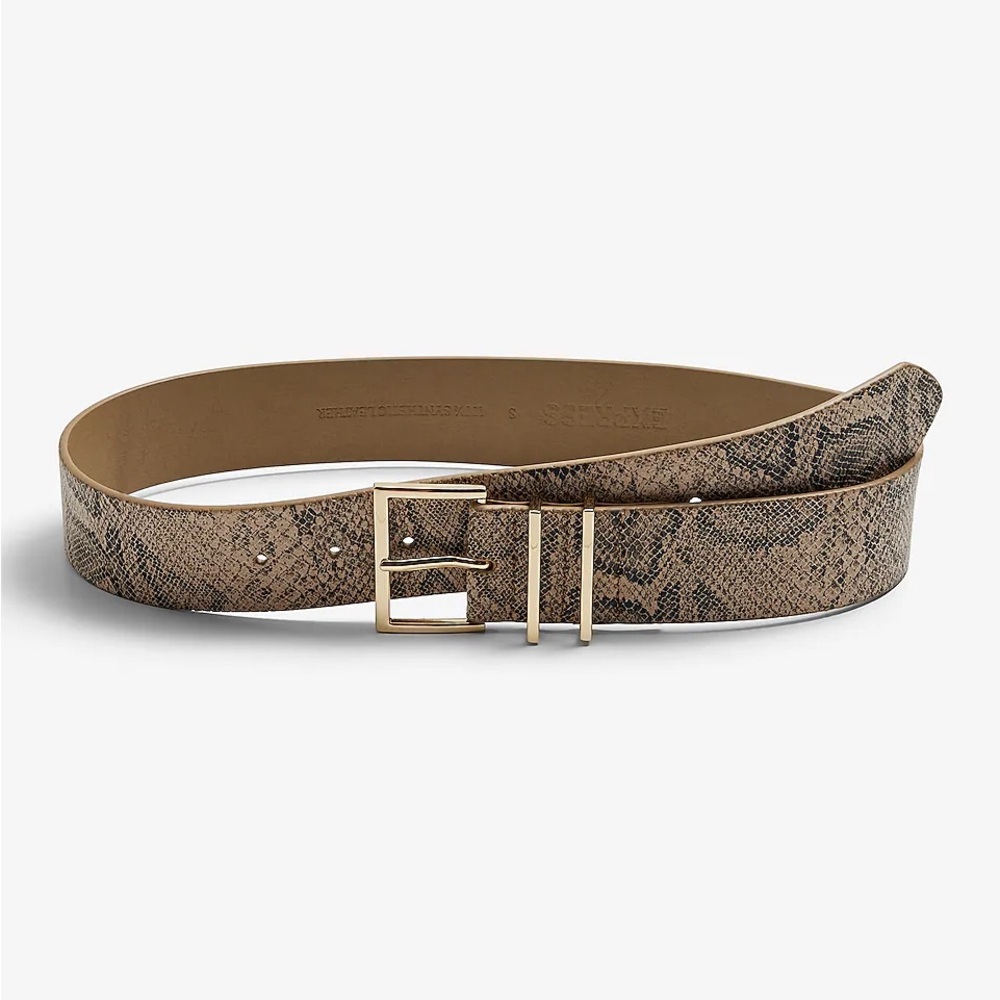 Express Snakeskin Belt
